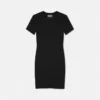 T-Shirt-Kleid mit Kristall-Logo
