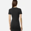 T-Shirt-Kleid mit V-Emblem-Logo