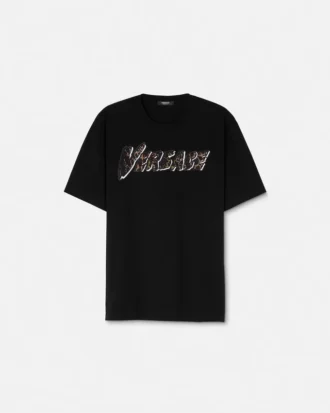 T-Shirt mit Animalier-Logo
