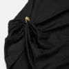 T-Shirt mit drapiertem Sicherheitsnadel-Detail
