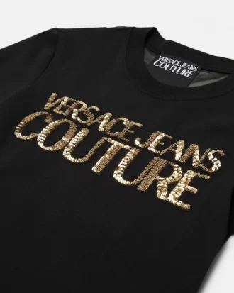 T-Shirt mit Kristall-Institutional-Logo
