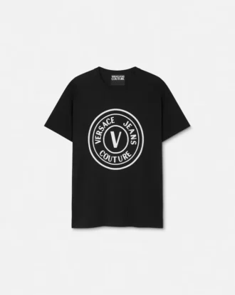 T-Shirt mit V-Emblem-Logo