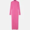 Tailliertes Maxikleid im Hemdstil