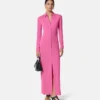 Tailliertes Maxikleid im Hemdstil