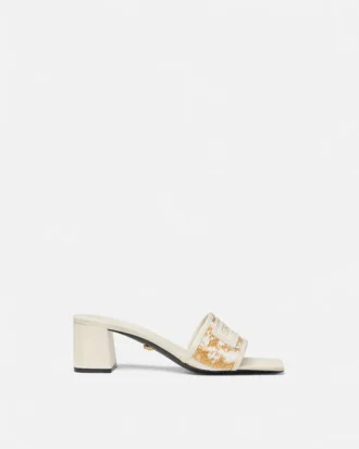 Theia Raffia Pantoletten 55 mm