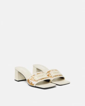 Theia Raffia Pantoletten 55 mm