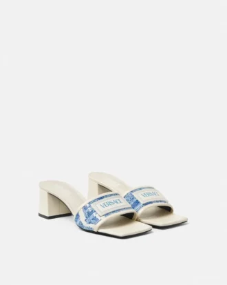 Theia Raffia Pantoletten 55 mm