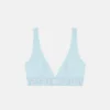 Triangel-Bralette aus Baumwolljersey