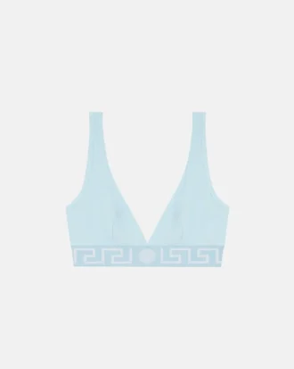 Triangel-Bralette aus Baumwolljersey