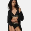 Triangel-Bralette aus Baumwolljersey
