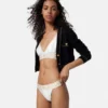 Triangel-Bralette aus Baumwolljersey