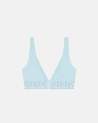 Triangel-Bralette aus Baumwolljersey