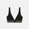 Triangel-Bralette aus Baumwolljersey