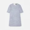 Tweed-Minikleid in A-Linie