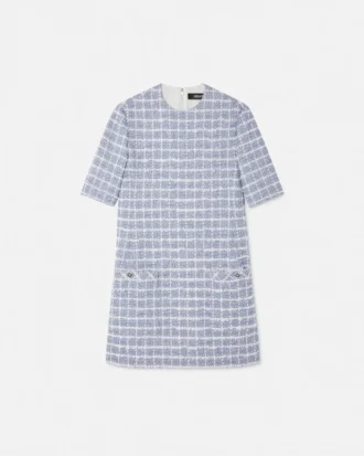 Tweed-Minikleid in A-Linie