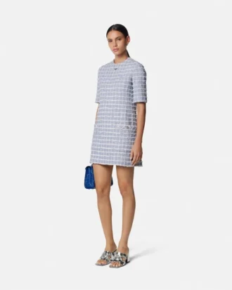 Tweed-Minikleid in A-Linie