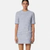 Tweed-Minikleid in A-Linie