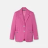 Underwater Barocco Boxy Blazer aus Wolle