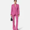 Underwater Barocco Boxy Blazer aus Wolle