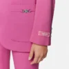Underwater Barocco Boxy Blazer aus Wolle