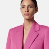 Underwater Barocco Boxy Blazer aus Wolle