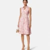 Underwater Barocco Flowy Midi-Hemdkleid
