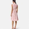 Underwater Barocco Flowy Midi-Hemdkleid