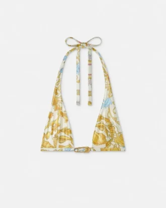 Underwater Barocco Metallic Bikini-Oberteil
