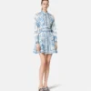 Underwater Barocco Mini-Hemdkleid mit ausgestelltem Rock