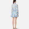 Underwater Barocco Mini-Hemdkleid mit ausgestelltem Rock