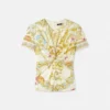 Underwater Barocco Safety Pin Gathered Top