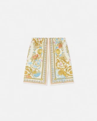 Underwater Barocco Silk Shorts für Kinder