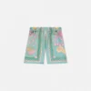 Underwater Barocco Silk Shorts für Kinder