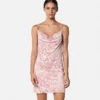 Underwater Barocco Slip-Minikleid