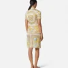 Underwater Barocco Tailliertes Midi-Hemdkleid
