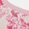 Unterwasser-Barocco-Mini-Kleid in A-Linie aus Strick