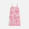 Unterwasser-Barocco-Mini-Kleid in A-Linie aus Strick