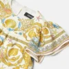 Unterwasser-Barocco-Seidenkleid mit Rüschen für Kinder Unterwasser-Barocco-Seidenkleid mit Rüschen für Kinder