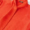 V Allover Jacquard Seiden-Lavallière-Hemd