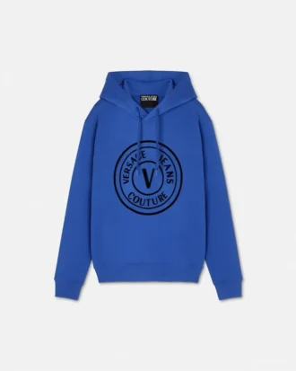 V-Emblem Hoodie in regulärer Passform
