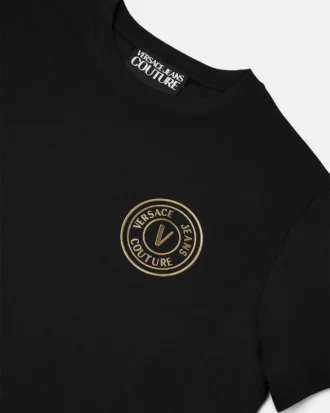 V-Emblem Slim-Fit-T-Shirt