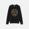 V-Emblem Sweatshirt in Relaxed Fit