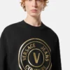 V-Emblem Sweatshirt in Relaxed Fit
