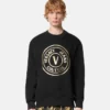 V-Emblem Sweatshirt in Relaxed Fit