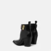 V Leder-Stiefeletten 85 mm