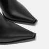 V Leder-Stiefeletten 85 mm
