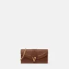 V Lederbrieftasche mit Kette