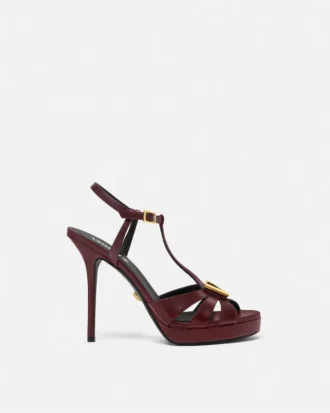 V Ledersandalen 120 mm