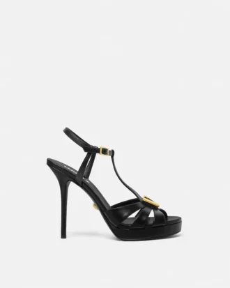 V Ledersandalen 120 mm