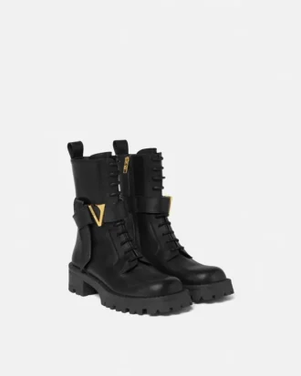 V Lederstiefel 45 mm